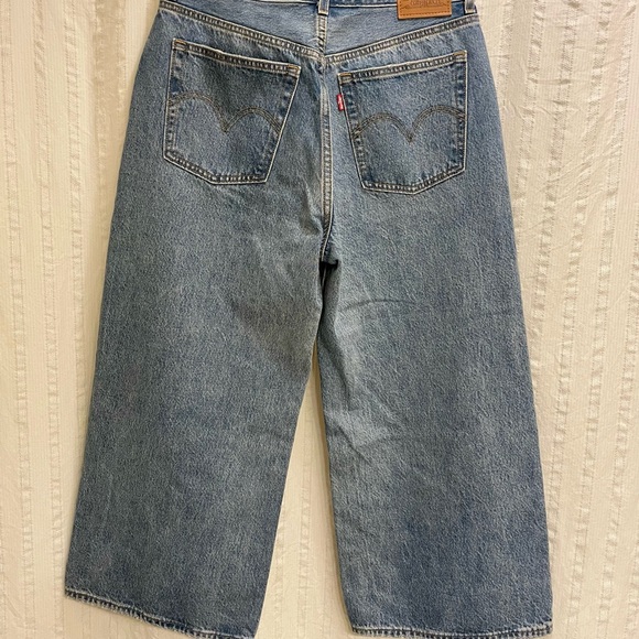 Women’s Levi’s X Free People High Water Wide Leg Jeans Size 29 High Waist - Picture 6 of 7